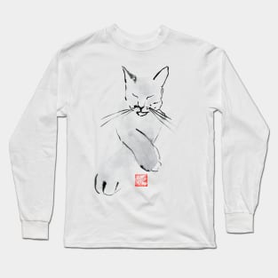 zen cat Long Sleeve T-Shirt